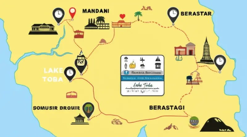 Day-by-day itinerary: must-see sights, suggested timings, and overnight stays in Medan, Berastagi, Lake Toba and Samosir