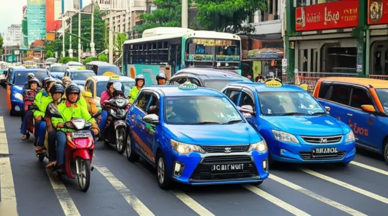 Getting around within cities and islands: taxis, ride-hailing apps (Gojek/Grab), angkot, ojeks, bike rentals, and public transit tips for Jakarta, Bali, Yogyakarta, and Sumatra