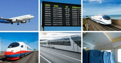 Getting between cities: domestic flights, trains, long-distance buses, and ferries — schedules, booking tips, and budget vs comfort options