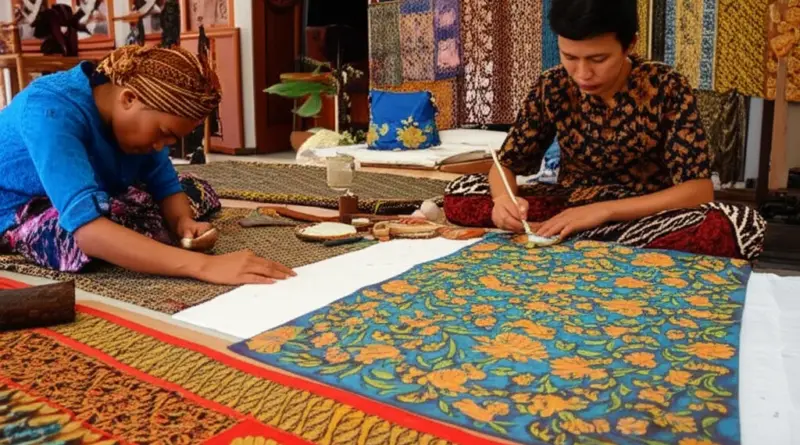 How do batik workshops at the Kraton teach traditional techniques, symbols, and local motifs?