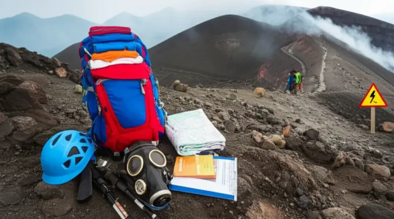 What to pack and prepare for crater hikes and extreme conditions: clothing, safety gear, permits, guides, and altitude/volcanic risk precautions