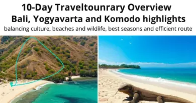 Why this 10-day route works: overview of Bali, Yogyakarta and Komodo highlights, best time to go, how to balance culture, beaches and wildlife for an efficient itinerary