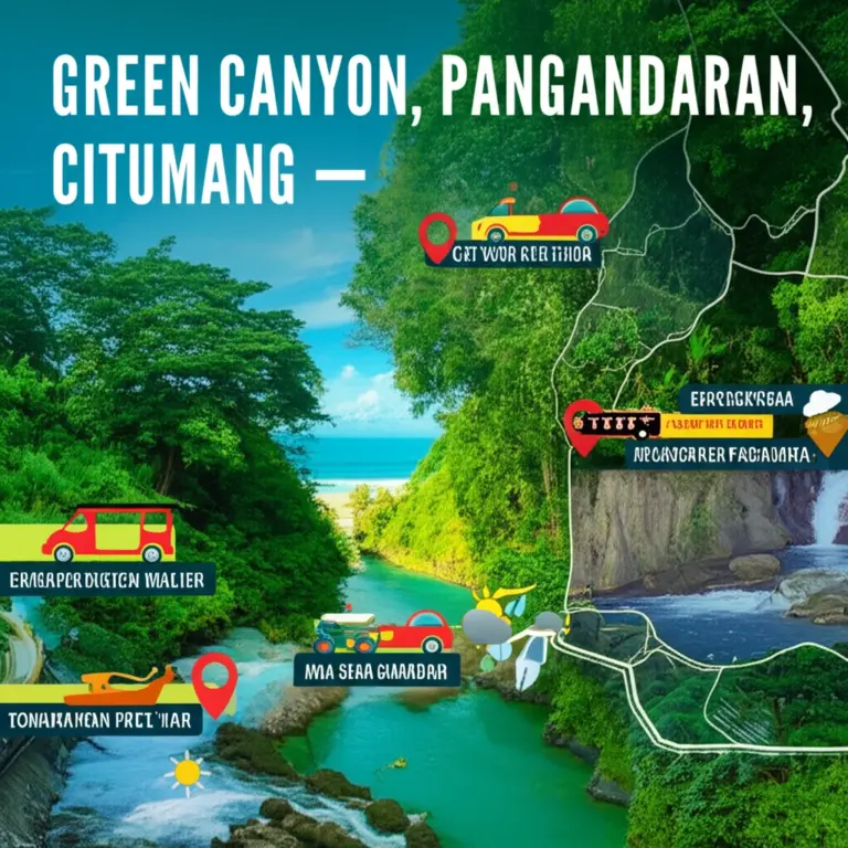 Best Time to Visit and How to Get There: Transportation, Seasonal Tips, and Entrance Info for Green Canyon, Pangandaran, and Citumang