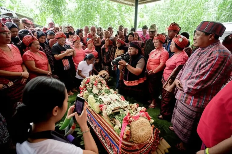 What should visitors know about etiquette, dress, photography, and gift-giving during Toraja funerals