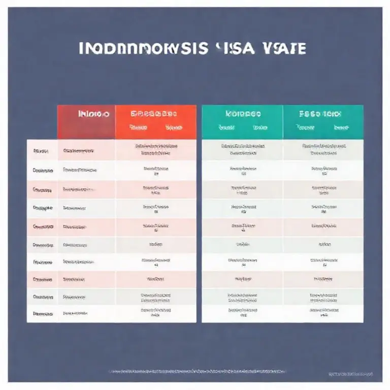 How do the application steps, required documents, fees, and processing times differ for each Indonesia visa option?