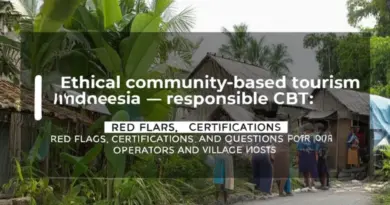 How to choose ethical CBT experiences in Indonesia — red flags, certifications, and questions to ask tour operators and village hosts