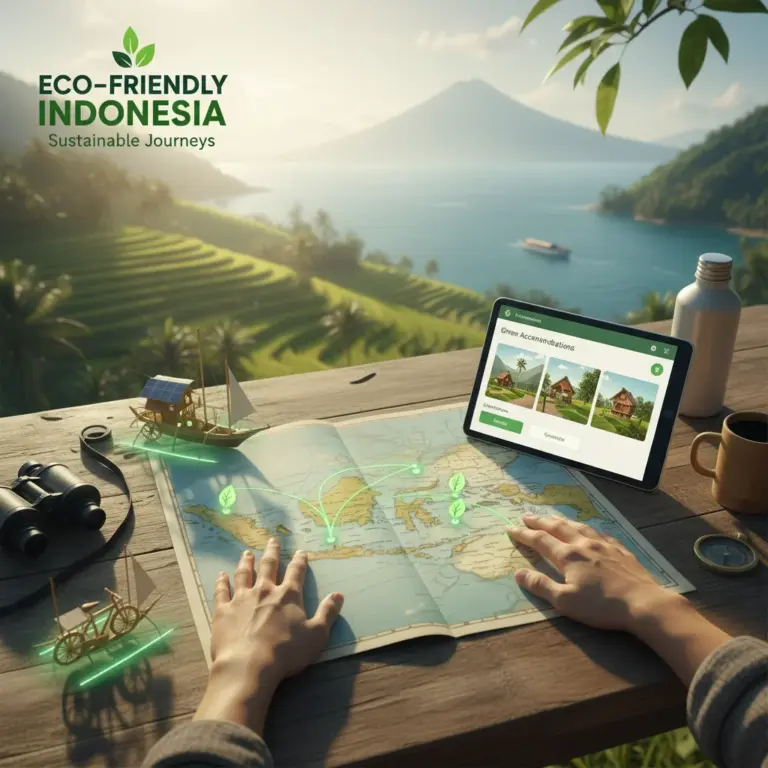 How to plan an eco-friendly trip: choosing destinations, transportation, and low-impact accommodations in Indonesia