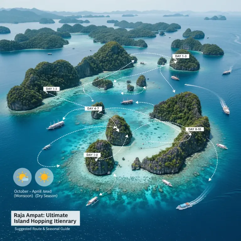 Planning Your Raja Ampat Island-Hopping Itinerary: Best Routes, Seasonal Timing, and How Many Days to Spend
