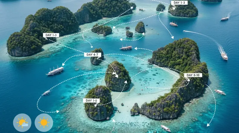 Planning Your Raja Ampat Island-Hopping Itinerary: Best Routes, Seasonal Timing, and How Many Days to Spend