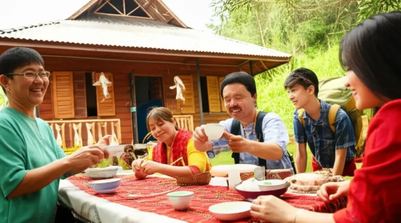 What a typical CBT itinerary looks like — examples of activities, homestays, meals, cultural exchange, and environmental practices