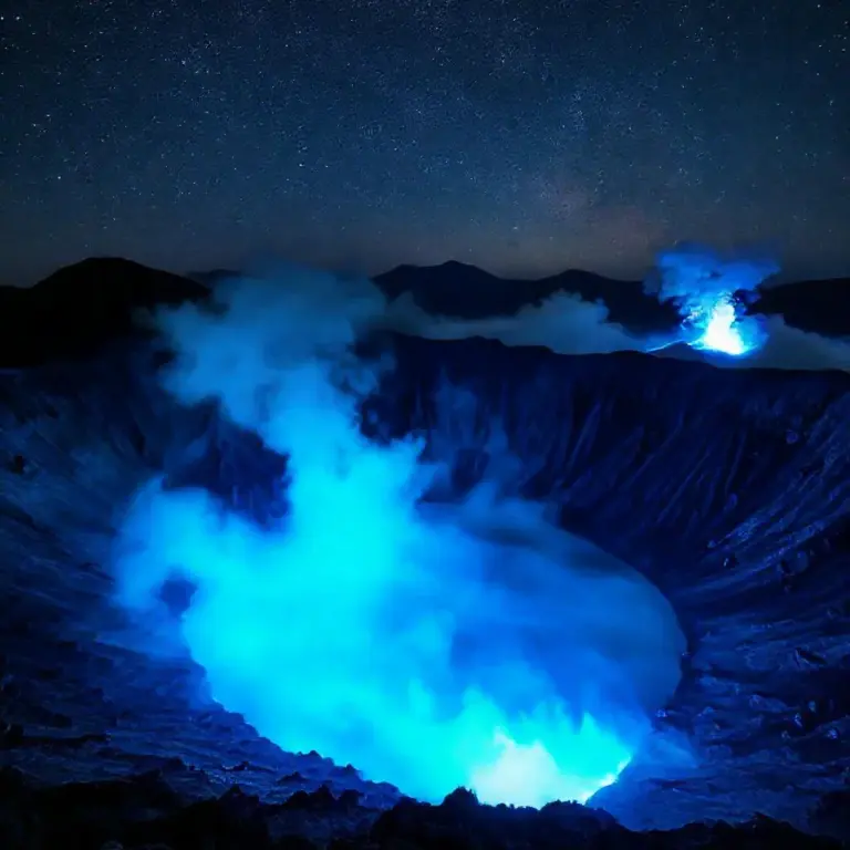 What is the Ijen Crater and Blue Fire? — Origins, geology, and why the phenomenon is unique to Ijen (blue flames, sulfuric glow, and volcanic gases)