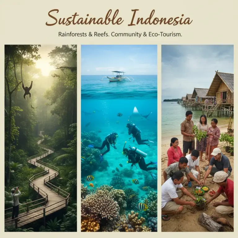 Why sustainable travel in Indonesia matters: understanding environmental, social, and economic impacts