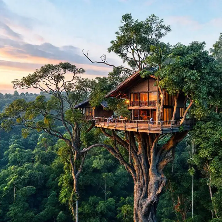 Why travelers choose treetop conservation stays in Indonesia — eco-tourism goals, expected experiences, and how these compare to The Gibbon Experience