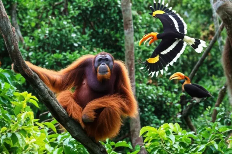 Wildlife Spotting and Trekking Tips: Where to See Orangutans, Proboscis Monkeys, Hornbills, and Peat-Swamp Species — Responsible Wildlife Viewing Practices