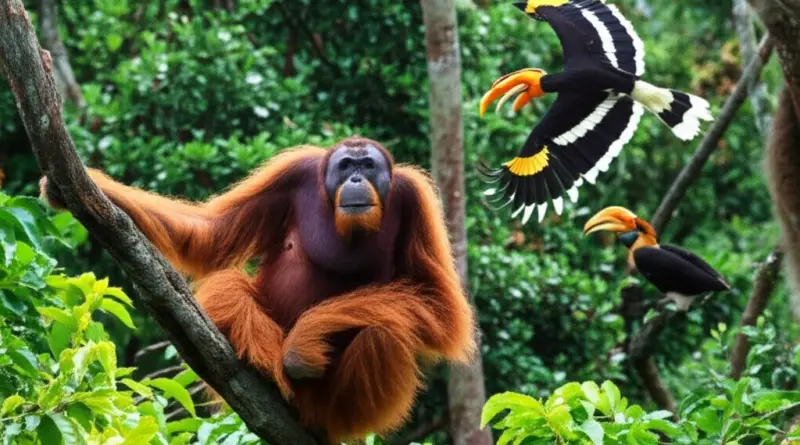 Wildlife Spotting and Trekking Tips: Where to See Orangutans, Proboscis Monkeys, Hornbills, and Peat-Swamp Species — Responsible Wildlife Viewing Practices