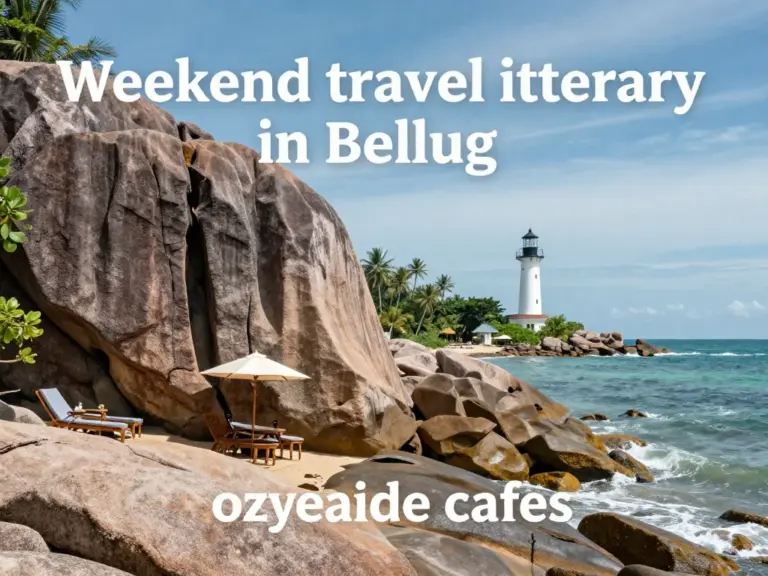 Best Day-by-Day Plan for a Belitung Weekend: Must-See Granite Formations, Lighthouse Visits, and Café Stops