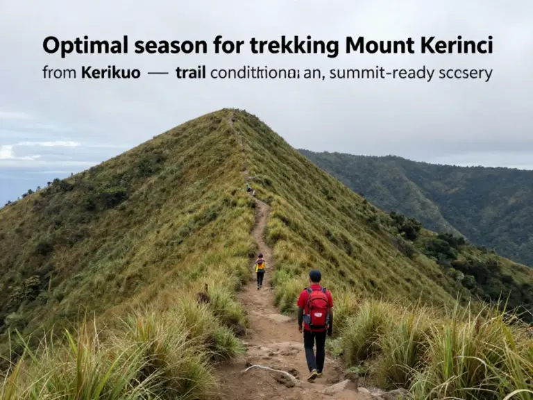 Best Time to Trek Mount Kerinci from Kersik Tuo: Weather, Trail Conditions, and Seasonal Recommendations for Successful Summits