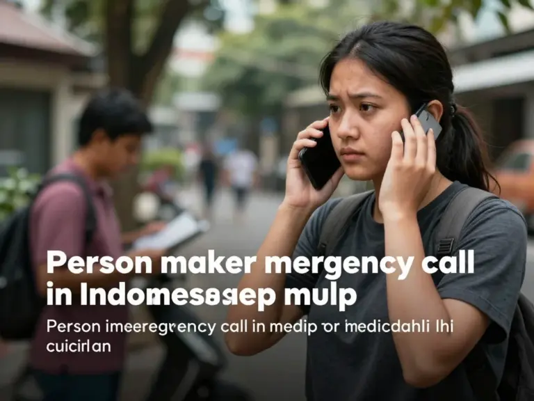 Handling Emergencies and Health Situations in Indonesian: Key Phrases, Phone Calls, and How to Ask for Help Locally