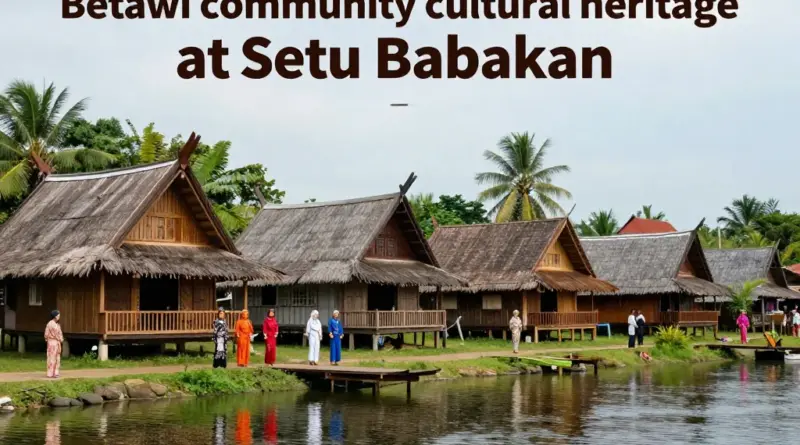 History and Cultural Significance of the Betawi Community at Setu Babakan