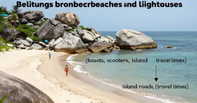 How to Get Around Belitung: Transportation Options, Time Estimates, and Route Tips for Visiting Boulders and Lighthouses