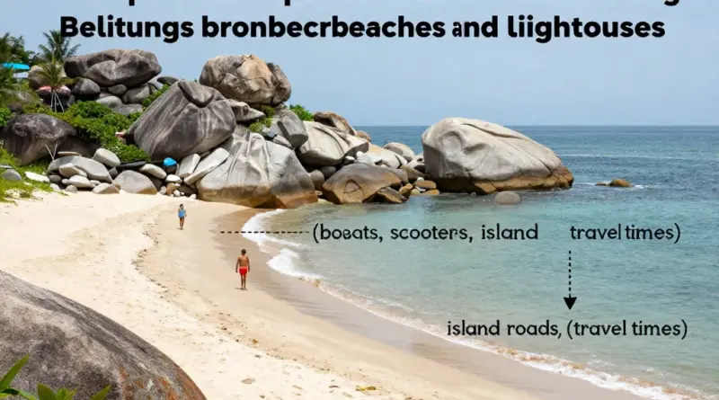 How to Get Around Belitung: Transportation Options, Time Estimates, and Route Tips for Visiting Boulders and Lighthouses