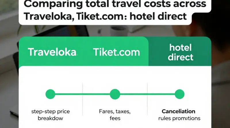 How to compare prices and fees: step-by-step methods to find true total cost across Traveloka, Tiket.com, and hotel direct rates (including taxes, cancellation policies, and promos)