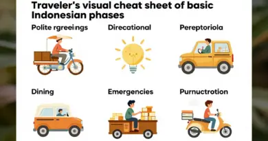 Learning Basic Indonesian Phrases: A Traveler’s Cheat Sheet — Quick Guide for Polite Greetings, Directions, Dining, Emergencies, and Pronunciation Tips