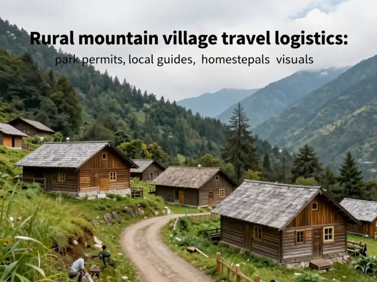 Permits, Local Guides, and Village Logistics: How to Book from Kersik Tuo, Park Fees, Guide Qualifications, and Homestay Options