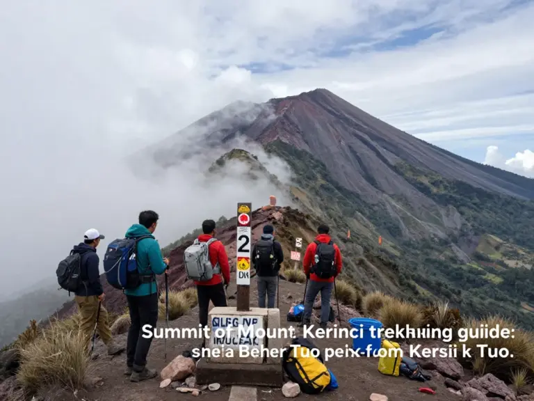 Summit Mount Kerinci: A Complete Trekking Guide from Kersik Tuo — Routes, Permits, Gear, and Safety Tips
