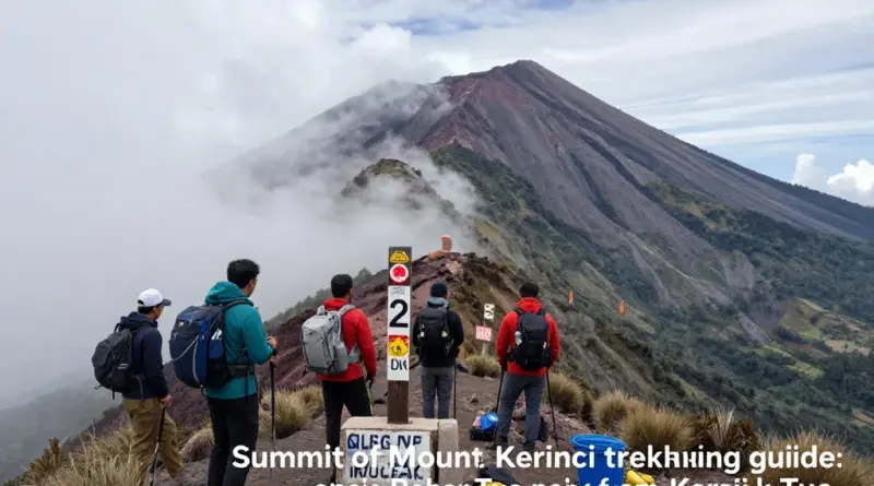 Summit Mount Kerinci: A Complete Trekking Guide from Kersik Tuo — Routes, Permits, Gear, and Safety Tips