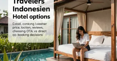 Why travelers search for hotel options in Indonesia: understanding intent, key needs (price, location, reviews), and when to choose OTAs vs direct booking