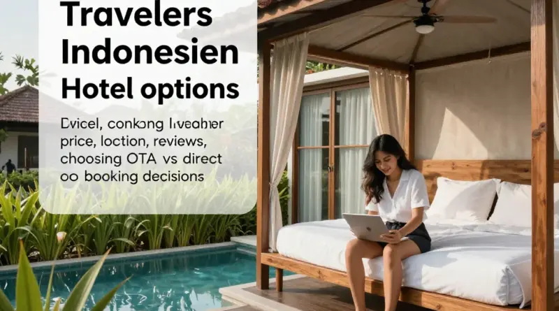 Why travelers search for hotel options in Indonesia: understanding intent, key needs (price, location, reviews), and when to choose OTAs vs direct booking