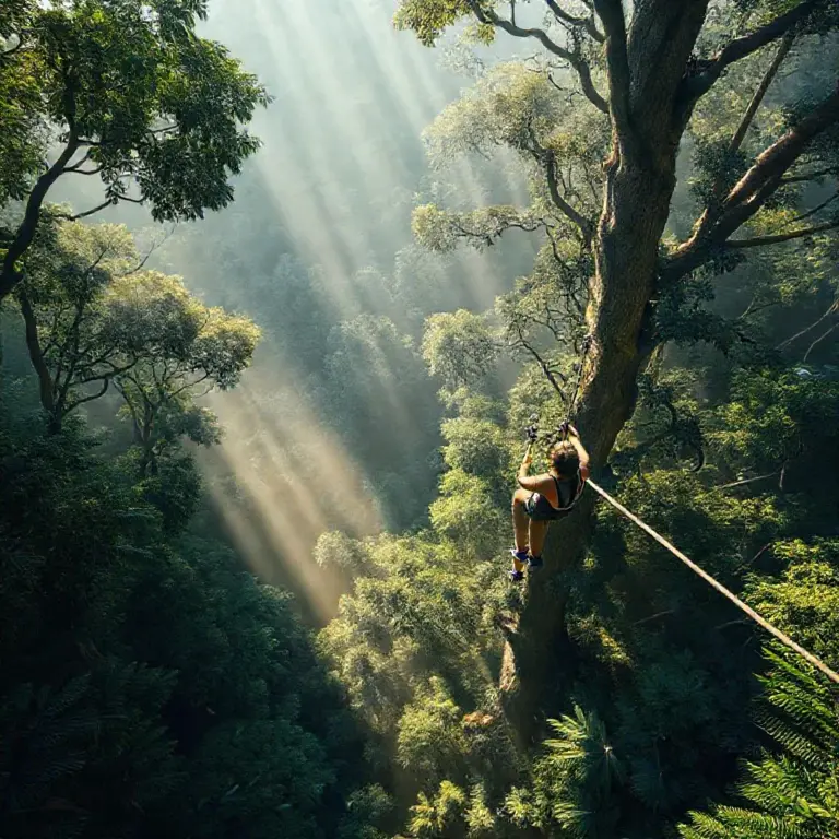 Ziplining and Canopy Tours in Borneo and Bali: The Best Treetop Experiences for Adventure Seekers and Nature Lovers