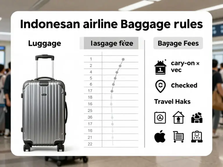 Baggage Rules on Indonesian Airlines: Complete Guide to Sizes, Fees, and Travel Hacks