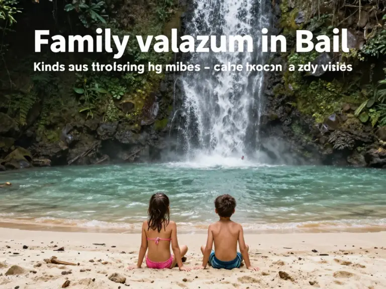Bali with Kids: 7-Day Family Itinerary Featuring Waterfalls, Gentle Beaches, and Zoos