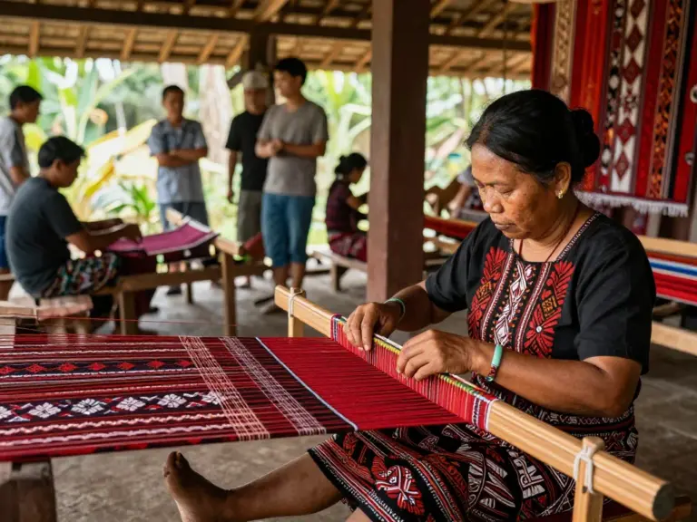 Batak Ulos Weaving Workshops in Samosir: Learn, Buy, and Support Local Artisans for an Authentic Cultural Experience