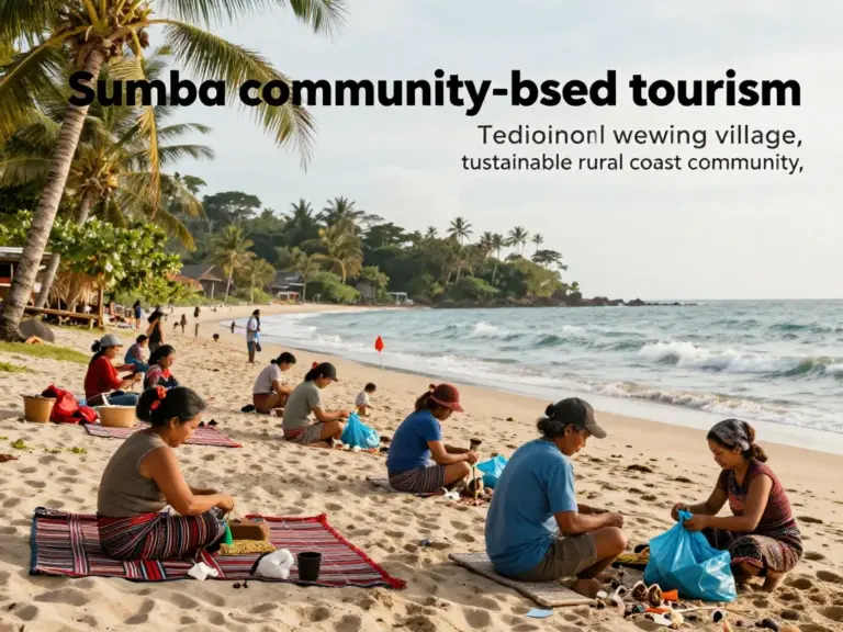 Community-Based Tourism in Sumba: Weaving Villages, Beach Cleanups, and Sustainable Community Impact