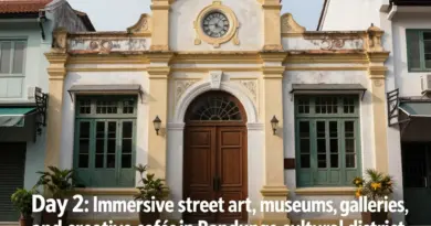 Day 2 — Immersive Art, Museums, and Creative Cafés in Bandung’s Cultural District (street art, museums, galleries, creative hubs)