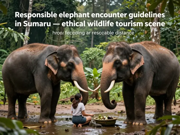 Ethical Elephant Encounters in Sumatra: Essential Dos and Don’ts for Responsible Visitors