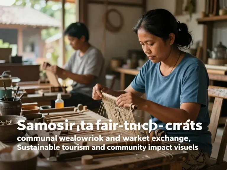How Participating in Workshops Supports Samosir Artisans: Fair Trade Practices, Community Impact, and Sustainable Tourism