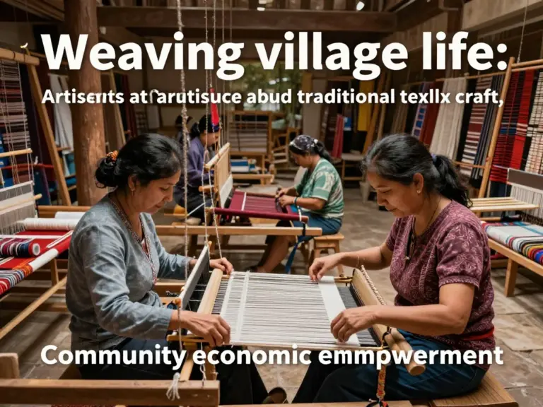How Weaving Villages Operate: Local Craft Practices, Visitor Experiences, and Economic Empowerment for Artisans