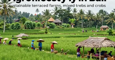 How agroforestry supports Bali’s communities and ecosystems: sustainable farming practices, fair trade, and biodiversity conservation