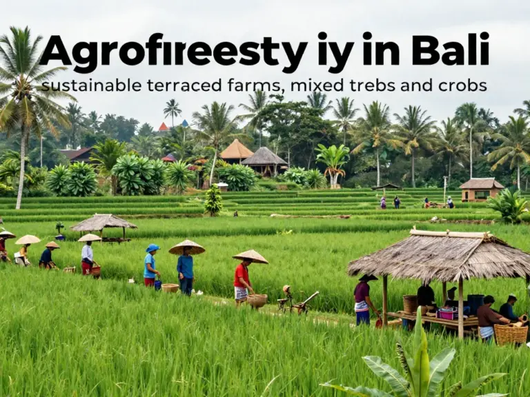 How agroforestry supports Bali’s communities and ecosystems: sustainable farming practices, fair trade, and biodiversity conservation