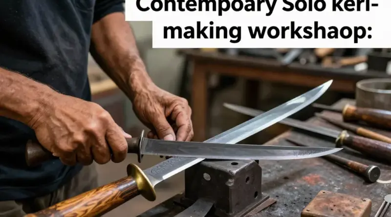How keris are made today in Solo workshops: step-by-step craft process, materials, forge techniques, pamor patterns, and modern adaptations