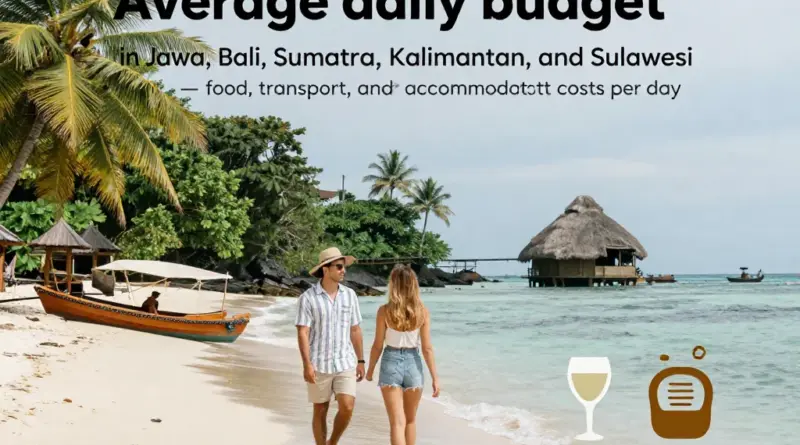 How much will you spend per day? Average daily budgets for Java, Bali, Sumatra, Kalimantan, and Sulawesi (food, transport, accommodation)