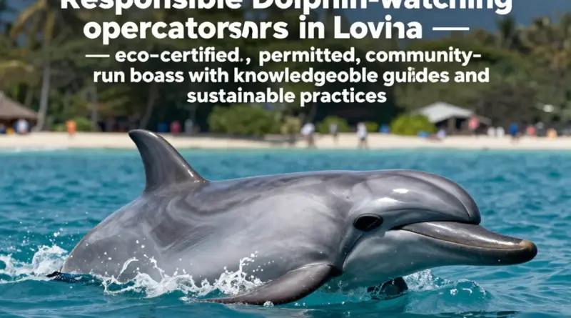 How to choose responsible dolphin-watching operators in Lovina (credentials, permits, community involvement, eco-certifications, reviews)?