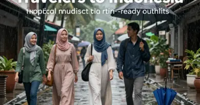 How to interpret the search intent: what travelers to Indonesia are looking for when combining tropical clothing, modesty, and rain preparation