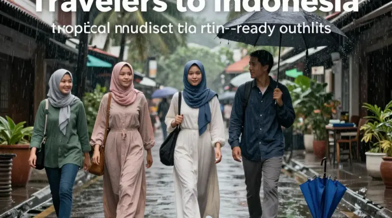 How to interpret the search intent: what travelers to Indonesia are looking for when combining tropical clothing, modesty, and rain preparation