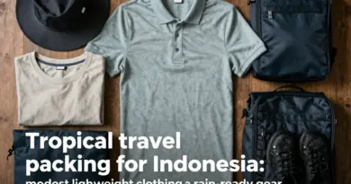 Indonesia Packing List Tropical Clothing Modesty and Rain Prep: Essential Guide for Comfortable, Respectful, and Weather-Ready Travel