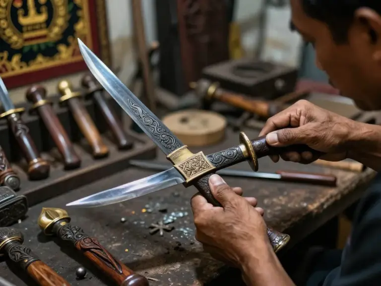 Javanese Keris Makers in Solo Workshops Museum and Meanings
